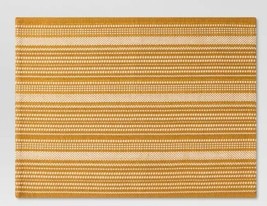 Set of Four (4) Threshold Brand Placemats ~ 14&quot; x 19&quot; ~ Cotton ~ Deco Gold - £17.62 GBP