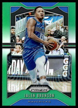 2019 Panini Prizm #78 Jalen Brunson Prizms Green EX-B113R3 - £11.76 GBP