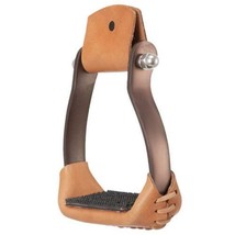 Tough 1 Aluminum Barrel Stirrups Brown - £47.36 GBP