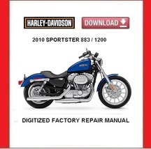 2010 Harley Davidson Sportsters 833 / 1200 Service Repair Manual - £15.69 GBP