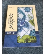 NIV COMPACT QUILTED COLLECTION BLUE PAISLEY RED LETTER 2011 - $13.75