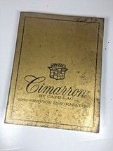 Cimarron By Cadillac 1982 Service Information Manual Repair OEM - $12.69