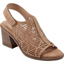 Earth Women Block Heel Slingback Sandals Aurara 3 Size US 6.5M Light Brown - £32.75 GBP