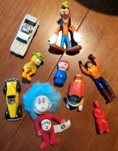 Toy Lot Of 9 Toys Random Mixed Bundle Set Thing 2, Hot Wheels, Goofy, Ga... - £9.44 GBP