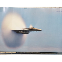 Vintage 1999 F/A 18 Hornet Poster 20x12 Inch Aircraft Aviation ART - $42.08