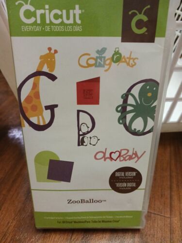Primary image for Cricut  “ZooBalloo” Cartridge 2013 Complete Set Excellent Condition