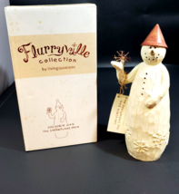 Flurryville Collection Shiverin Dan The Snowflake Man Figurine with Box - $24.74