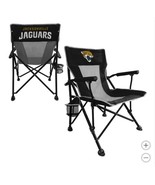 Jacksonville Jaguars Hand Arm Chair Black NFL Tailgating Camping Cup Holder - $98.99