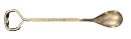 VTG COCKTAIL SPOON BOTTLE OPENER COMBO HILTON HOTEL CONRAD BAR DRINK - $9.49