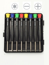 NEW ( 8 PC ) Magnetic Phillips, Flat and Star Precision Screwdriver Set - £7.67 GBP