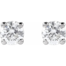 14K White Gold 1/4 CTW Lab-Grown Diamond Stud Earrings - $466.46