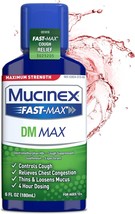 Mucinex DM Max Liquid Cough &amp; Cold Medicine For Adults, Cold And Flu Med... - $28.99