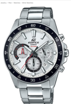 Casio Men&#39;s Edifice Quartz Stainless Steel Chronograph Watch EFV-570D-7AVUDF - £119.88 GBP