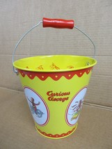 Vintage Curious George Schylling Tin Pail Sand Bucket     23 - £29.00 GBP