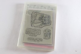 Good - Stampin Up " The Nicest Things " 4 Piece Rubber Cling Stamp Set 120531 - £7.02 GBP
