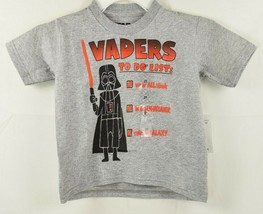 Star Wars - Vader&#39;s To Do List - Kids T-Shirt (New) 2T - Mad Engine - £9.49 GBP
