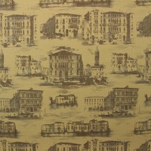 WAVERLY GRAND CANAL SIENNA BROWN HISTORIC TOWN THEMED FABRIC BY THE YARD... - £9.30 GBP