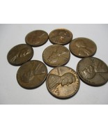 1959 LINCOLN WHEAT PENNIES COMBO SET OF 8 COINS #WP #161 - $43.83