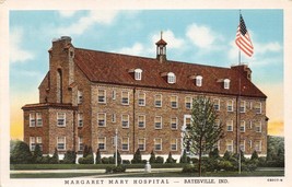 Batesville Indiana Margaret Mary Hospital~Sisters Of The Poor Postcard 1940s - £4.41 GBP