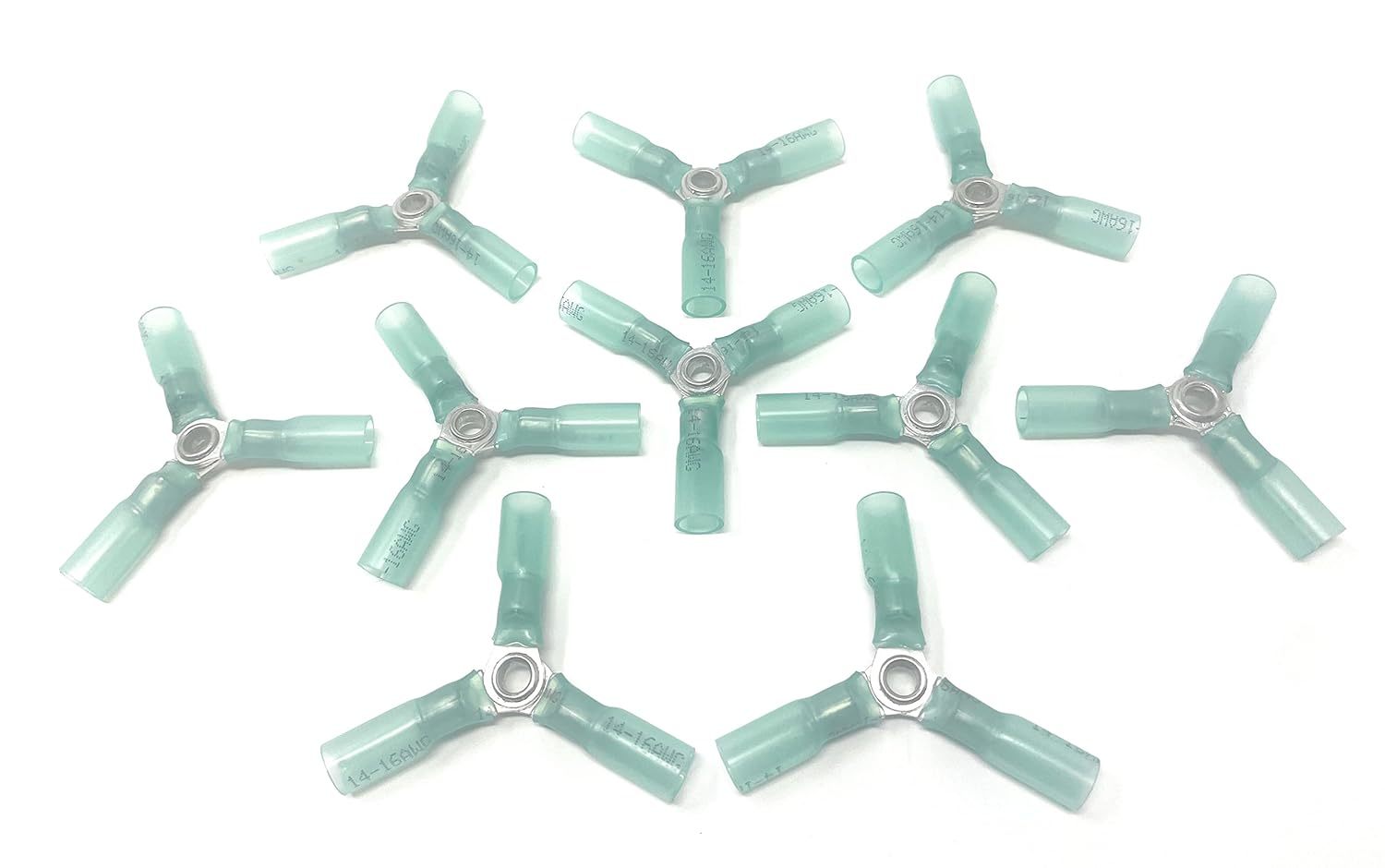 Metal Magery 16-14 Ga 3 Way Wire Connector Awg Heavy Duty Heat, Pack Of 10 - $35.99