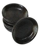 Pack Of 6 Ceramic Grey Hakumu Soy Sauce Oil Condiment Round Dishes Bowls... - $404.39 MXN