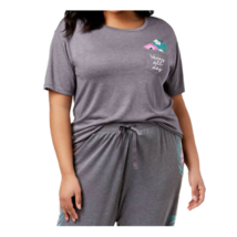 Jenni by Jennifer Moore Womens Graphic Pocket Pajama T-Shirt, XX-Large - £15.93 GBP