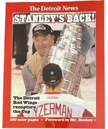 2002 Detroit News Stanley&#39;s Back Red Wings Recapture the Cup Commemorative - £11.78 GBP