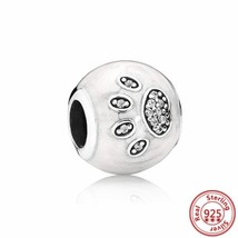 Sterling Silver Puppy Castle beads Pendant Pandora 925 Original Charm br... - $19.99