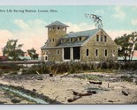 New Life Saving Station Lorain Ohio OH 1912 DB Postcard O1 - £7.89 GBP