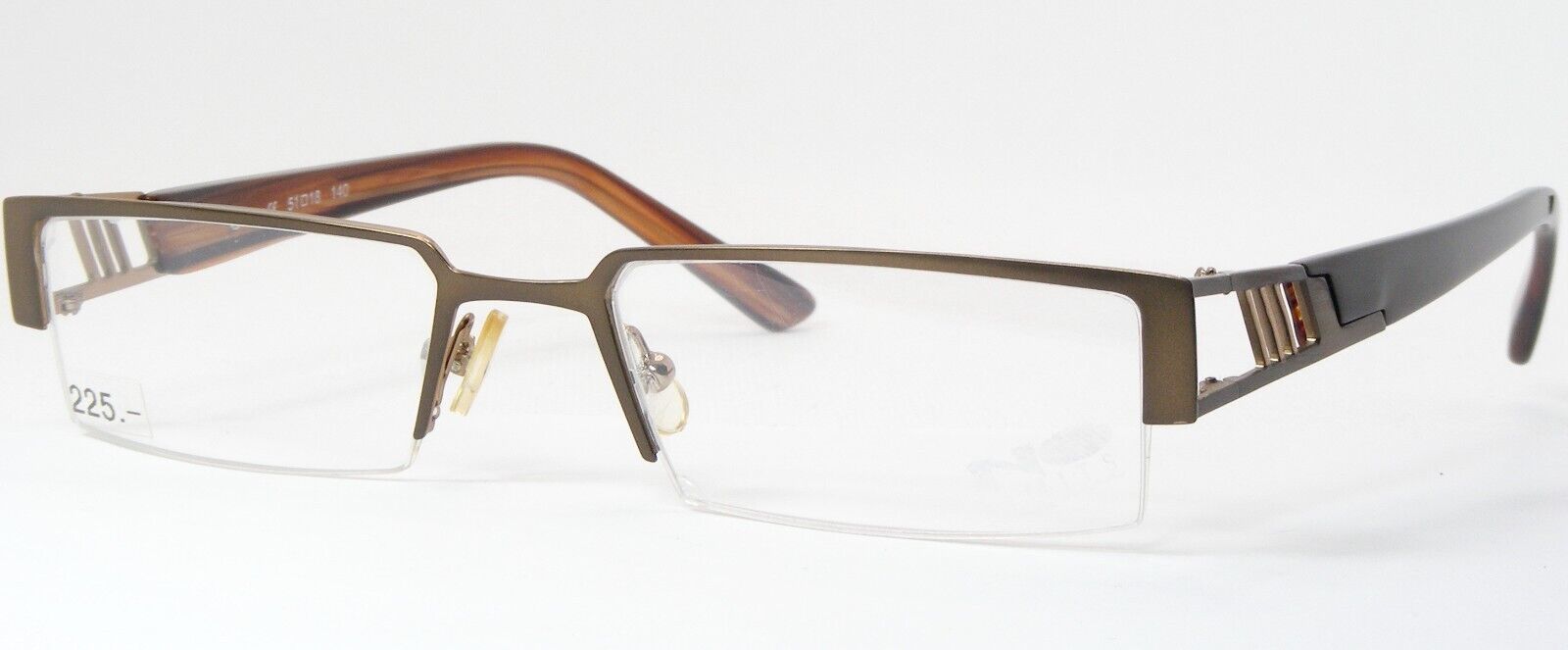 No Limits by AMA 8522 003 Light Golden Brown UNIQUE RARE EYEGLASSES 51-1... - $97.05