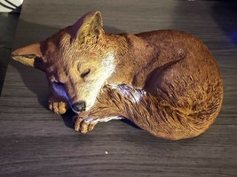 Latex Mould/Mold &amp; Fibreglass Jacket To Make This Lovely Laying Down Fox. - £66.41 GBP