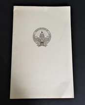 1981 Presidential Inauguration Governors Reception Invitation Ronald Reagan Bush - £39.33 GBP