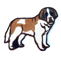 Saint Bernard Dog Patch Iron on No Name - $6.50