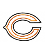 Chicago Bears Logo Machine Embroidery Applique Design Instant Download - £3.12 GBP