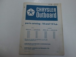 1976 1977 Chrysler Hors-Bord 10-15 H.P 102 159 HD Ha HC Bd Ba BC Parties - £14.33 GBP