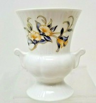 Toothpick Holder Aynsley Fine Bone China Just Orchids 3 1/2&quot; x 2 5/8&quot; Small Vase - £9.07 GBP