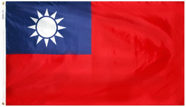 Taiwan - 5&#39;X8&#39; Nylon Flag - $139.20