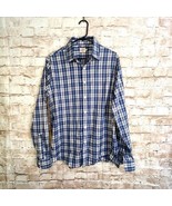 Faherty Men’s Movement Shirt in Classic Plaid Blue Size Large - £35.17 GBP