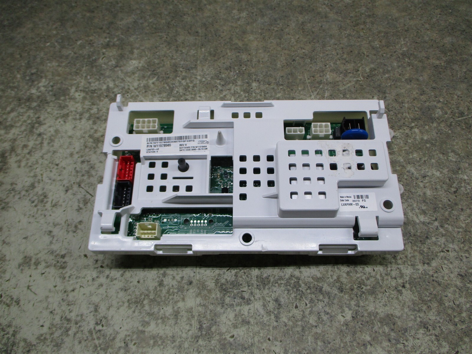 WHIRLPOOL WASHER CONTROL BOARD PART # W10862206 W11124783 - $159.00