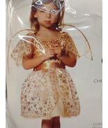 Toddler Golden Angel Costume w/ Wings 2T-4T Heavenly Spirit Celestial Ch... - $325.97 MXN
