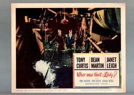 WHO WAS THAT LADY?-1960-LOBBY CARD-VG/FN-COMEDY-DEAN MARTIN-TONY CURTIS ... - $17.46
