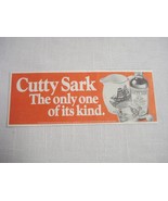 1972 Ad Cutty Sark Blended Scotch Whisky The Only One of its Kind - €6,89 EUR
