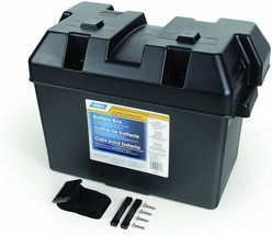 Camco Large Battery Box  Straps &amp; Hardware Stores RV Automotive Marine B... - £27.05 GBP