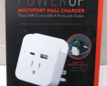 HELIX PowerUp Multi-Port Wall Charger -  USB-C &amp; USB-A &amp; 120 Volts - $9.49