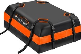 Fivklemnz Car Roof Bag Cargo Carrier 15 Cubic Feet Waterproof Anti-Slip Mat - $34.65