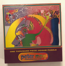 Peter Max Vintage 1999 Ceaco Instant Nutriment 1000 Piece Puzzle 3340-4 ... - $43.49