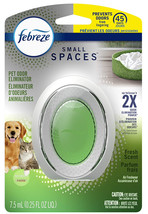 Febreze Small Spaces Pet Odor Eliminator Air Freshener, Fresh, 1 Count - £5.53 GBP
