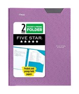 Five Star 2-Pocket Folder with Prong Fasteners, Stay-Put Folder, Folders... - $19.33 CAD