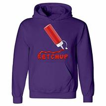 Ketchup Condiment Easy Halloween Costume Part of a Set - Hoodie Purple - £53.74 GBP
