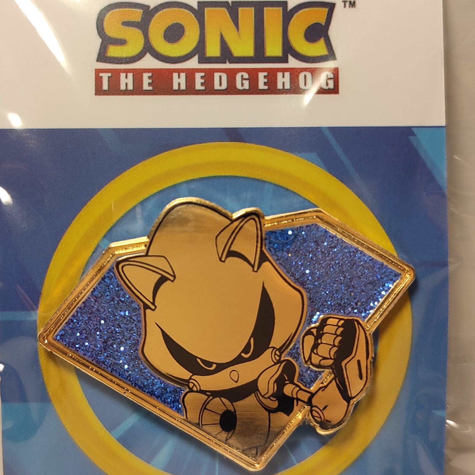 Primary image for Sonic the Hedgehog Metal Sonic Enamel Pin Official Sega Collectible Badge